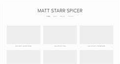 Desktop Screenshot of mattspicer.com