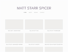 Tablet Screenshot of mattspicer.com